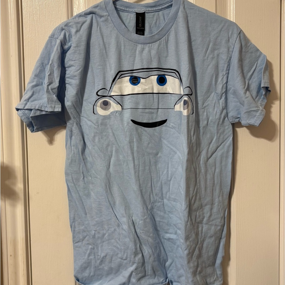 Light Blue Car Graphic Women's Tee